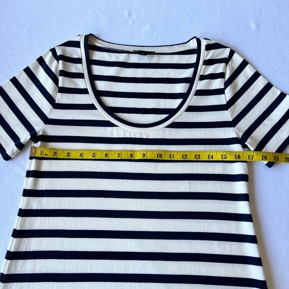 J. Crew stretch knit nautical midi dress - Picture 6 of 10